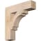 Ekena Millwork Merced Block Smooth Bracket, Douglas Fir, 3 1/2"W x 16"D x 16"H BKT04X16X16MRC05SDF - alternate 1